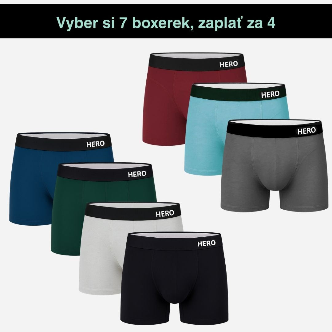 Boxer Briefs - 4+3 zdarma