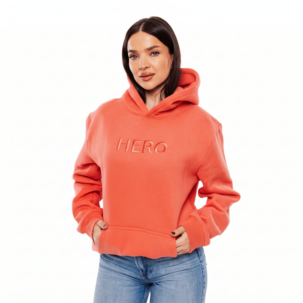 Coral Comfy Hoodie