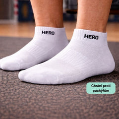 Sports Low Socks - Black 4 párů