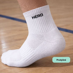 Sports Mid Socks - Black 4 párů