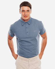 Steel Blue Polo shirt