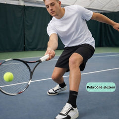 Tennis Socks - Black 4 párů