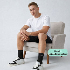 Tennis Socks - Black 4 párů