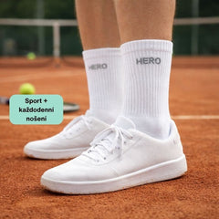 Tennis Socks - White 4 párů