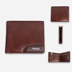 Wallet HERO Snap brown
